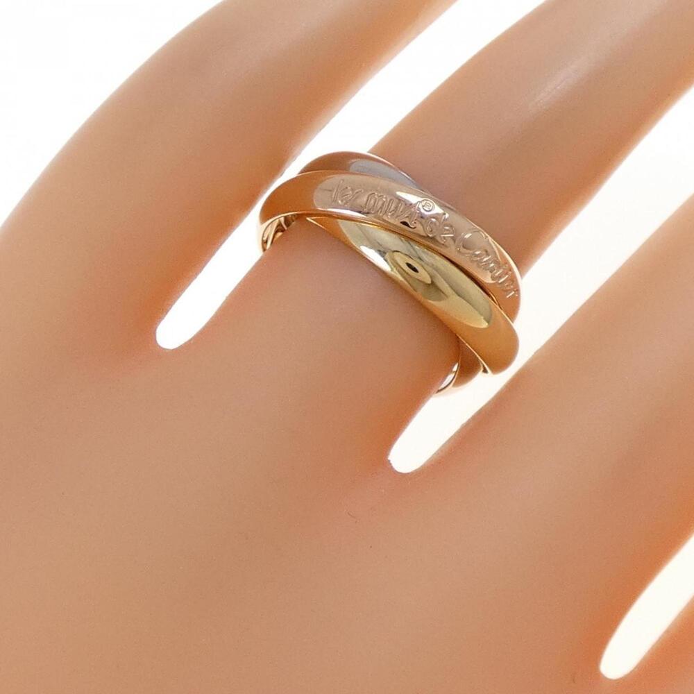 Cartier Authentic Gold Trinity Ring - image 4